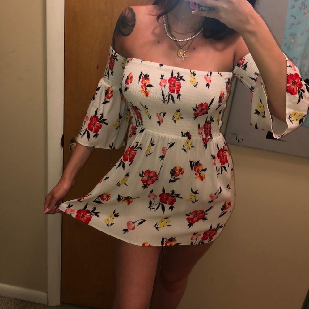Off the shoulder sun dress